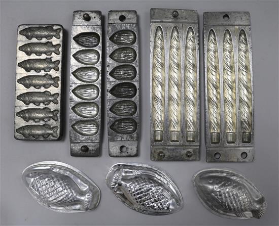 French patisserie moulds